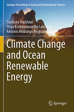 Couverture cartonnée Climate Change and Ocean Renewable Energy de 