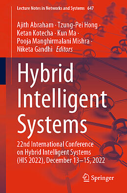 Couverture cartonnée Hybrid Intelligent Systems de 