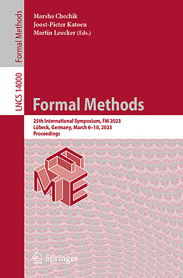 Couverture cartonnée Formal Methods de 