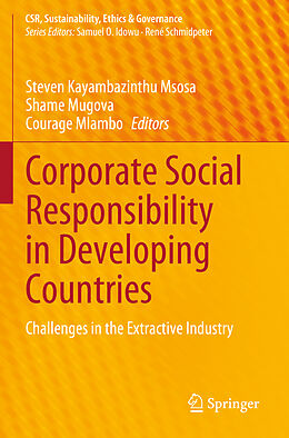 Couverture cartonnée Corporate Social Responsibility in Developing Countries de 