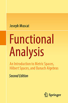 Couverture cartonnée Functional Analysis de Joseph Muscat