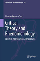 eBook (pdf) Critical Theory and Phenomenology de Christian Ferencz-Flatz