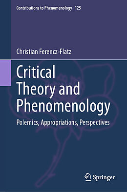 eBook (pdf) Critical Theory and Phenomenology de Christian Ferencz-Flatz