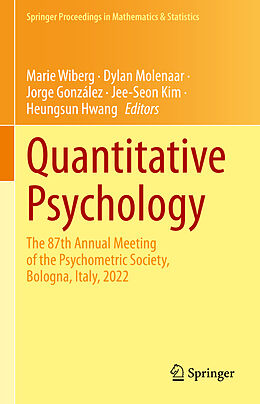 Livre Relié Quantitative Psychology de 