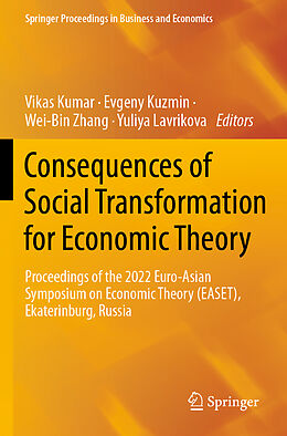 Couverture cartonnée Consequences of Social Transformation for Economic Theory de 