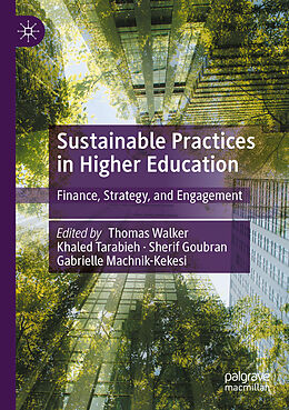 Couverture cartonnée Sustainable Practices in Higher Education de 