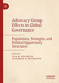E-Book (pdf) Advocacy Group Effects in Global Governance von 