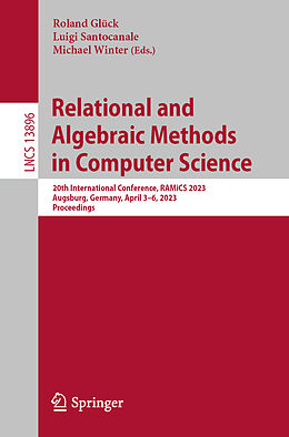 eBook (pdf) Relational and Algebraic Methods in Computer Science de 