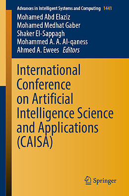 Couverture cartonnée International Conference on Artificial Intelligence Science and Applications (CAISA) de 