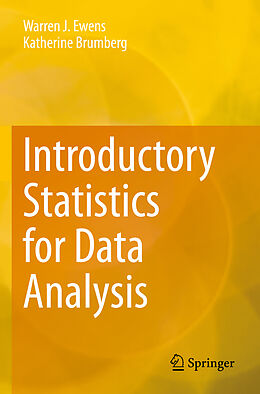 Couverture cartonnée Introductory Statistics for Data Analysis de Katherine Brumberg, Warren J. Ewens