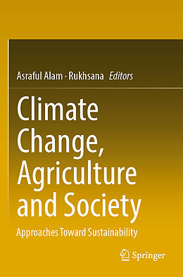 Couverture cartonnée Climate Change, Agriculture and Society de 