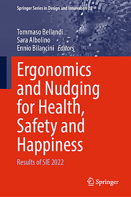 Livre Relié Ergonomics and Nudging for Health, Safety and Happiness de 