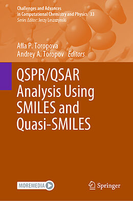 Livre Relié QSPR/QSAR Analysis Using SMILES and Quasi-SMILES de 