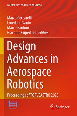 Couverture cartonnée Design Advances in Aerospace Robotics de 