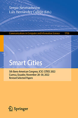 Couverture cartonnée Smart Cities de 