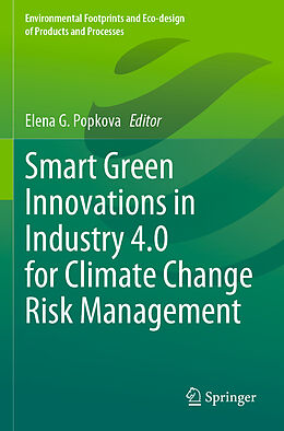 Kartonierter Einband Smart Green Innovations in Industry 4.0 for Climate Change Risk Management von 