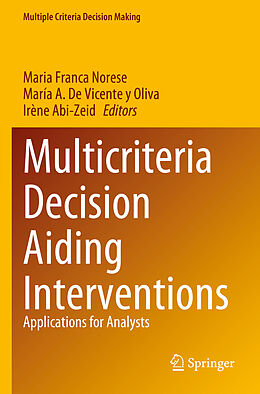 Couverture cartonnée Multicriteria Decision Aiding Interventions de 