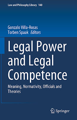 Livre Relié Legal Power and Legal Competence de 