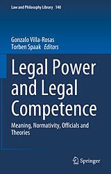 eBook (pdf) Legal Power and Legal Competence de 