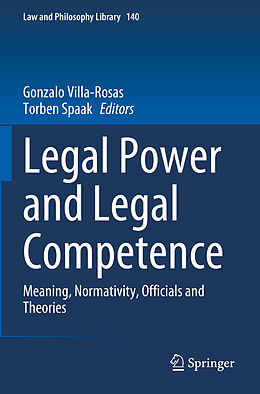 Couverture cartonnée Legal Power and Legal Competence de 