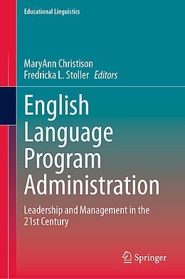 Fester Einband English Language Program Administration von 
