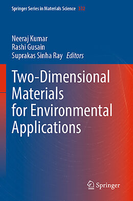 Kartonierter Einband Two-Dimensional Materials for Environmental Applications von 