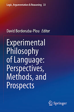 Couverture cartonnée Experimental Philosophy of Language: Perspectives, Methods, and Prospects de 