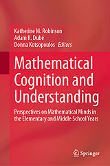 eBook (pdf) Mathematical Cognition and Understanding de 