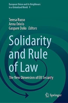 Livre Relié Solidarity and Rule of Law de 