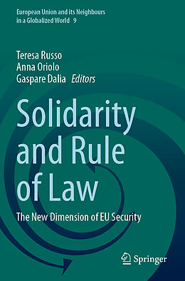 Couverture cartonnée Solidarity and Rule of Law de 