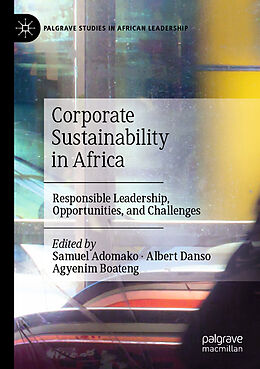 Couverture cartonnée Corporate Sustainability in Africa de 