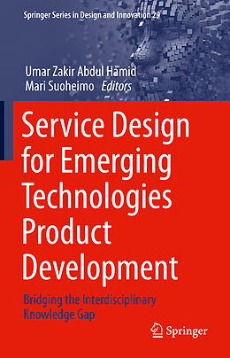 Livre Relié Service Design for Emerging Technologies Product Development de 