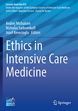 Couverture cartonnée Ethics in Intensive Care Medicine de 