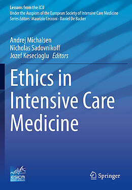 Couverture cartonnée Ethics in Intensive Care Medicine de 