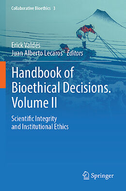 Couverture cartonnée Handbook of Bioethical Decisions. Volume II de 