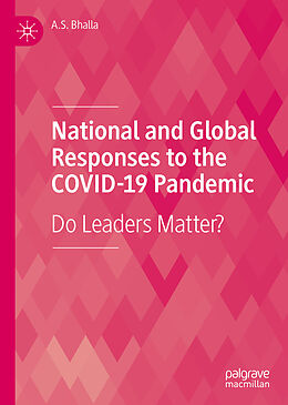 Livre Relié National and Global Responses to the COVID-19 Pandemic de A. S. Bhalla