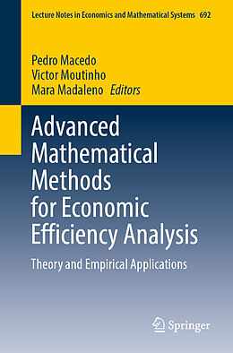 Couverture cartonnée Advanced Mathematical Methods for Economic Efficiency Analysis de 