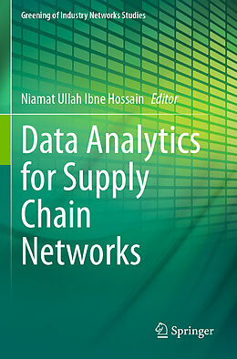 Couverture cartonnée Data Analytics for Supply Chain Networks de 