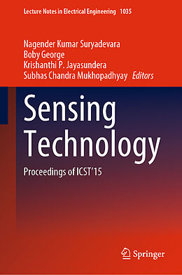 Livre Relié Sensing Technology de 