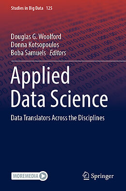 Couverture cartonnée Applied Data Science de 