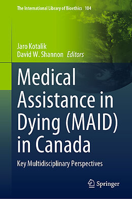 Livre Relié Medical Assistance in Dying (MAID) in Canada de 