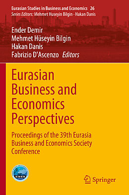 Couverture cartonnée Eurasian Business and Economics Perspectives de 