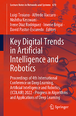 Couverture cartonnée Key Digital Trends in Artificial Intelligence and Robotics de 