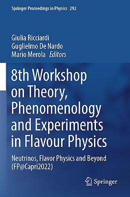 Couverture cartonnée 8th Workshop on Theory, Phenomenology and Experiments in Flavour Physics de 