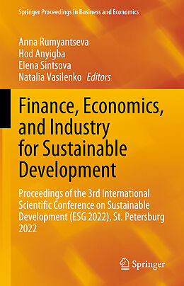 Livre Relié Finance, Economics, and Industry for Sustainable Development de 