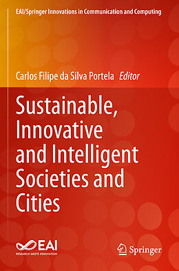 Couverture cartonnée Sustainable, Innovative and Intelligent Societies and Cities de 