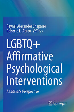 Couverture cartonnée LGBTQ+ Affirmative Psychological Interventions de 