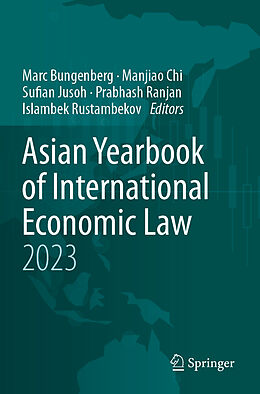 Couverture cartonnée Asian Yearbook of International Economic Law 2023 de 