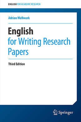 Couverture cartonnée English for Writing Research Papers de Adrian Wallwork