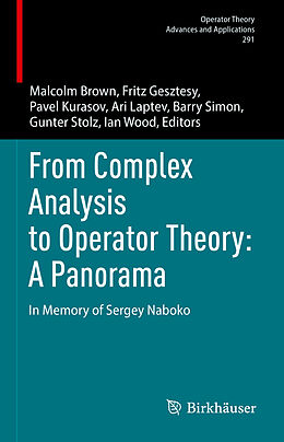 Livre Relié From Complex Analysis to Operator Theory: A Panorama de 